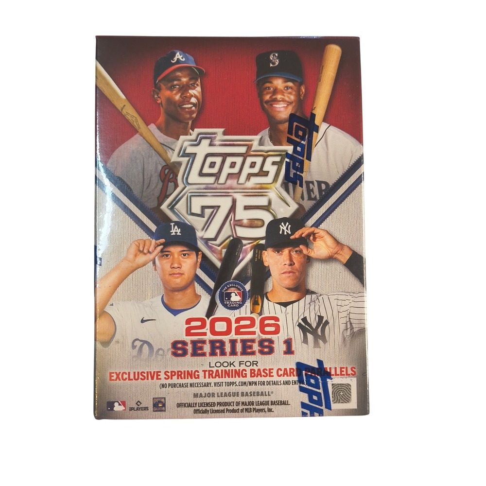 2026 Topps Series 1 Baseball Trading Cards Blaster Box NEW Sealed 72 Cards MLB